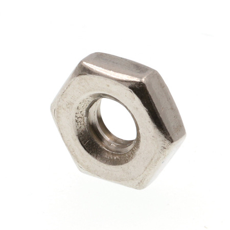 Prime-Line Machine Screw Nut, #10-24, 18-8 Stainless Steel, Not Graded, Plain, 100 PK 9074325